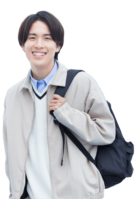 オープンキャンパスに参加する学生